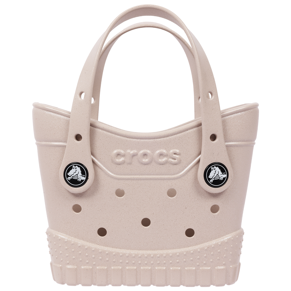 Crocs Women's Micro Tote - Glitter Print Eva Mini Tote Bag, Jibbitz - Compatible - Coca crm