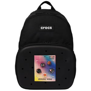 Crocs(tm) Back to School Black Backpack with Sports Jibbitz(tm) Charms