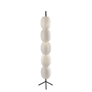 Adesso Lanai Floor Lamp with White Paper Shade
