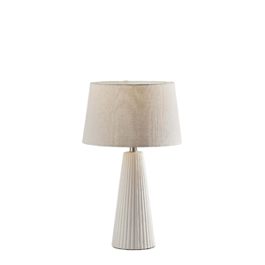 Simplee Adesso Lana 2pc. Table Lamp Set with Oatmeal Shade
