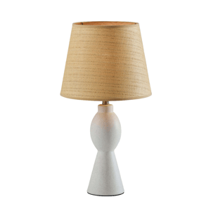 Simplee Adesso Everest Table Lamp with Rattan Shade