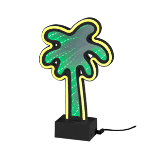 Simplee Adesso Infinity Neon Palm Tree Table/Wall Lamp