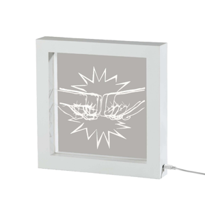 Simplee Adesso Fist Bump Video White Light Box