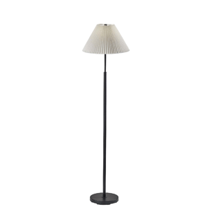 Simplee Adesso Jeremy Floor Lamp with White Shade