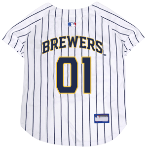 MLB Milwaukee Brewers Pet Jersey
