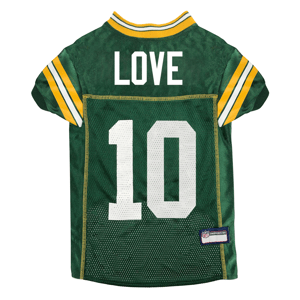 NFLPA Green Bay Packers Jordan Love Pet Jersey