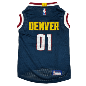 NBA Denver Nuggets Mesh Basketball Pet Jersey