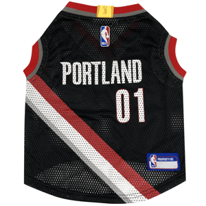 NBA Portland Trailblazers Mesh Basketball Pet Jersey