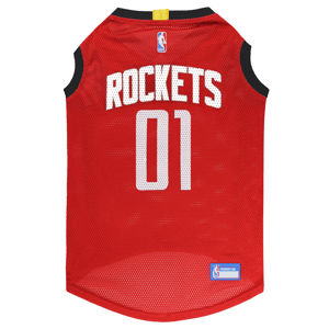 NBA Houston Rockets Basketball Mesh Pet Jersey