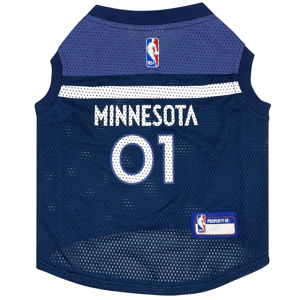 NBA Minnesota Timberwolves Mesh Basketball Pet Jersey