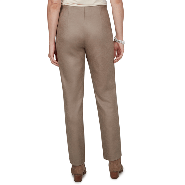 Womens Ruby Rd. Mythical Front Seam Suede Ponte Pull On Pants alternate view