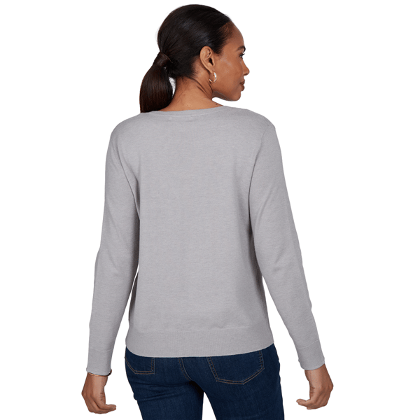 Womens Ruby Rd. Happy Holidays Embellished Trees Sweater alternate view