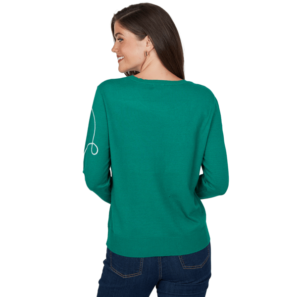 Petite Ruby Rd. Happy Holidays Merry & Bright Sweater alternate view