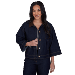 Petite Ruby Rd. English Countryside Denim Jacket