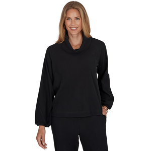 Womens Ruby Rd. Premium Rib Knit Long Sleeve Sweater