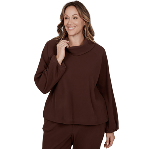 Plus Size Ruby Rd. Premium Rib Knit Long Sleeve Sweater