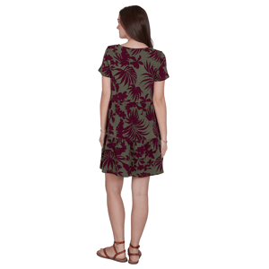 Womens Ruby Rd. Sedona Escape Tropical Tiered Shift Dress alternate view