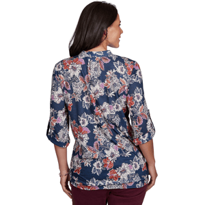 Petite Ruby Rd. Must Haves Kensington Floral Blouse alternate view