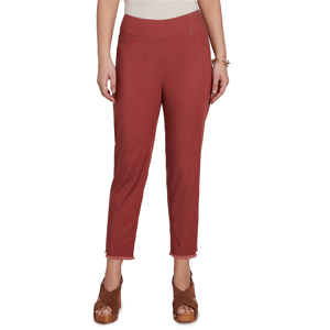 Womens Ruby Rd. Seasonal Key Items Fringe Hem Pull On Jeans