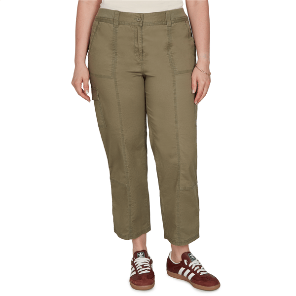 Plus Size Ruby Rd. Seasonal Key Items Roll Cuff Utility Cargos