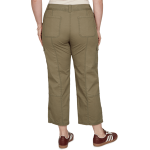 Plus Size Ruby Rd. Seasonal Key Items Roll Cuff Utility Cargos alternate view