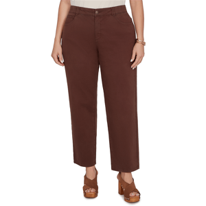 Plus Size Ruby Rd. Seasonal Key Items Soft Stretch Straight Jeans