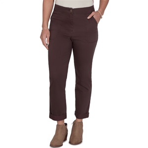 Womens Ruby Rd. Romance On The Ranch Washed Twill Pants