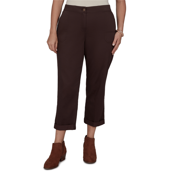 Plus Size Ruby Rd. Romance On The Ranch Washed Twill Pants