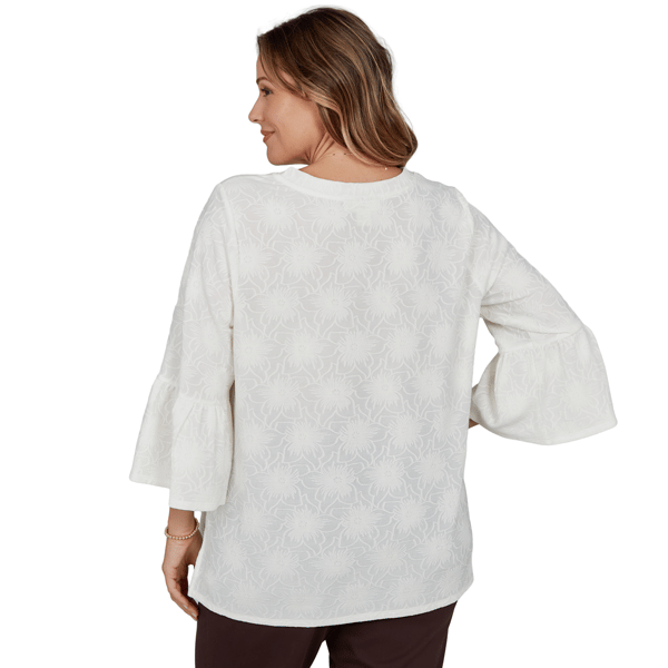 Plus Size Ruby Rd. Romance On The Ranch Medallion Floral Blouse alternate view