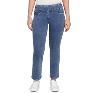 Womens Ruby Rd. Key Items Terry Denim Bootcut Jeans
