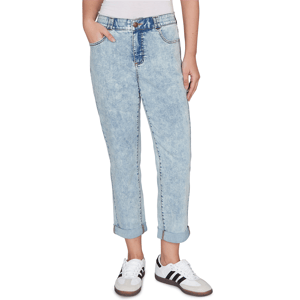 Womens Ruby Rd. Key Items Premium Stretch Denim Girlfriend Jeans