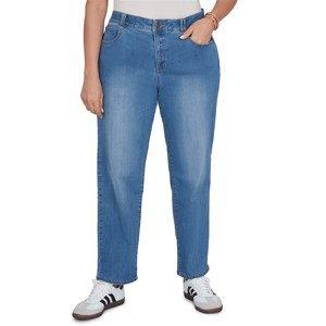 Plus Size Ruby Rd. Key Items Premium Stretch Straight Leg Jeans