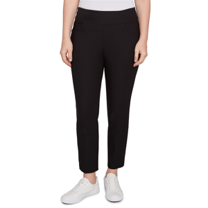 Petite Ruby Rd. Key Items Silky Tech Pull On Ankle Pants