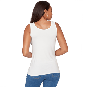 Petite Ruby Rd. Key Items Scoop and V Neck Solid Tank Top alternate view