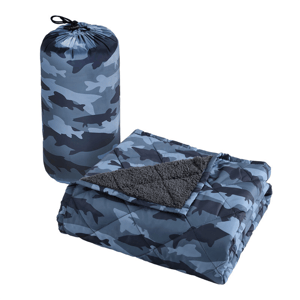 Coleman(R) Water Resistant Reversible Sherpa Camo Blanket