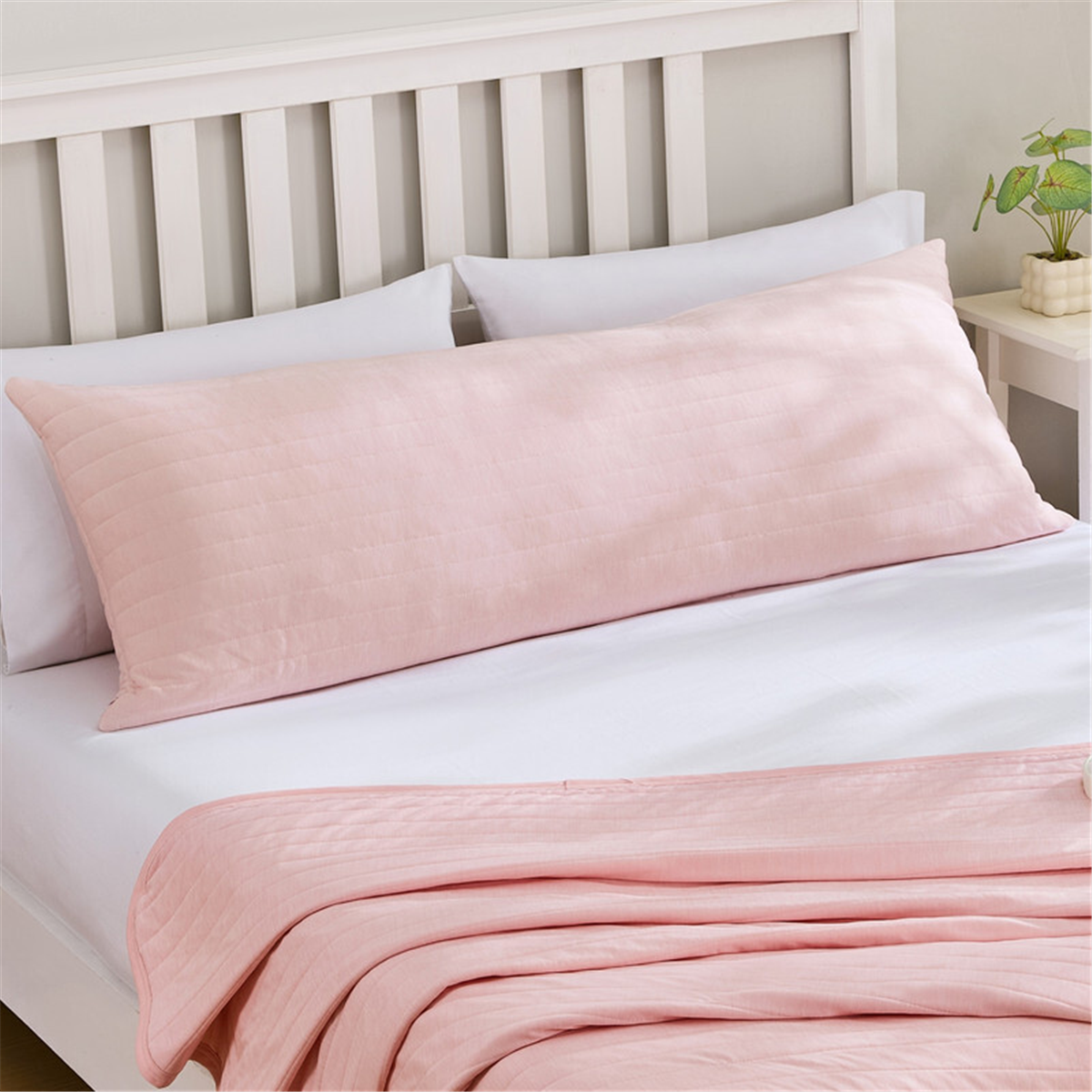 Swift Home Cooling Touch Down Alternative Standard Body Pillow, 20" x 54" - Oat