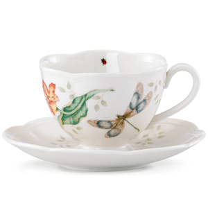 Lenox(R) Butterfly Meadow(R) Dragonfly Cup & Saucer