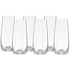 Lenox(R) Tuscany Classics Stemless Flute Glasses - Set of 6