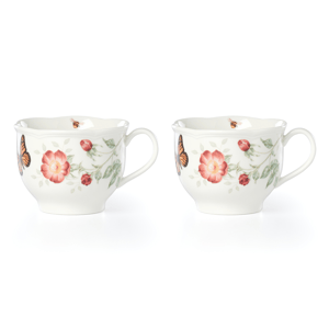 Lenox(R) Butterfly Meadow(R) Latte Mugs - Set of 2
