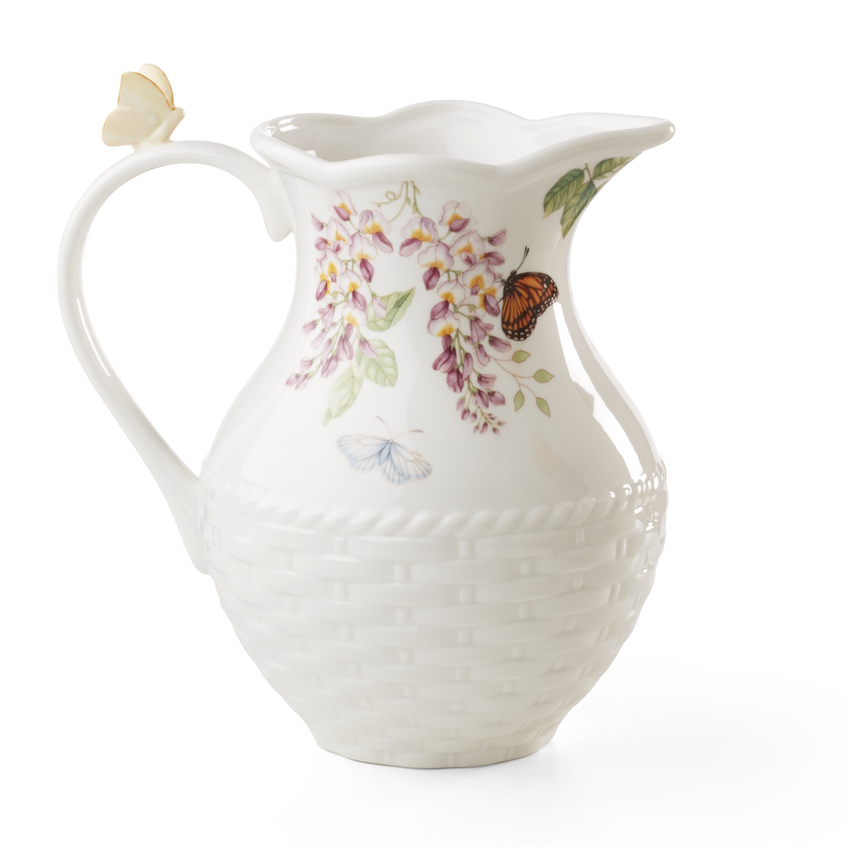 Lenox Butterfly Meadow Serving Pitcher, One Size, White