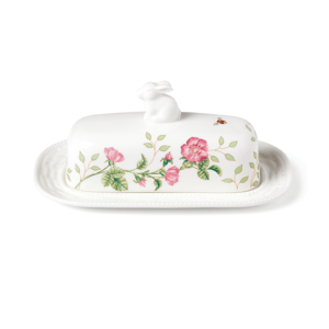 Lenox(R) Butterfly Meadow(R) Bunny Covered Butter Dish