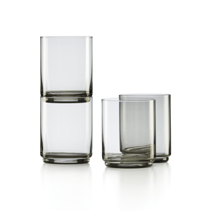 Lenox(R) Tuscany Classics Stackable Smoke Tall Glasses - Set of 4