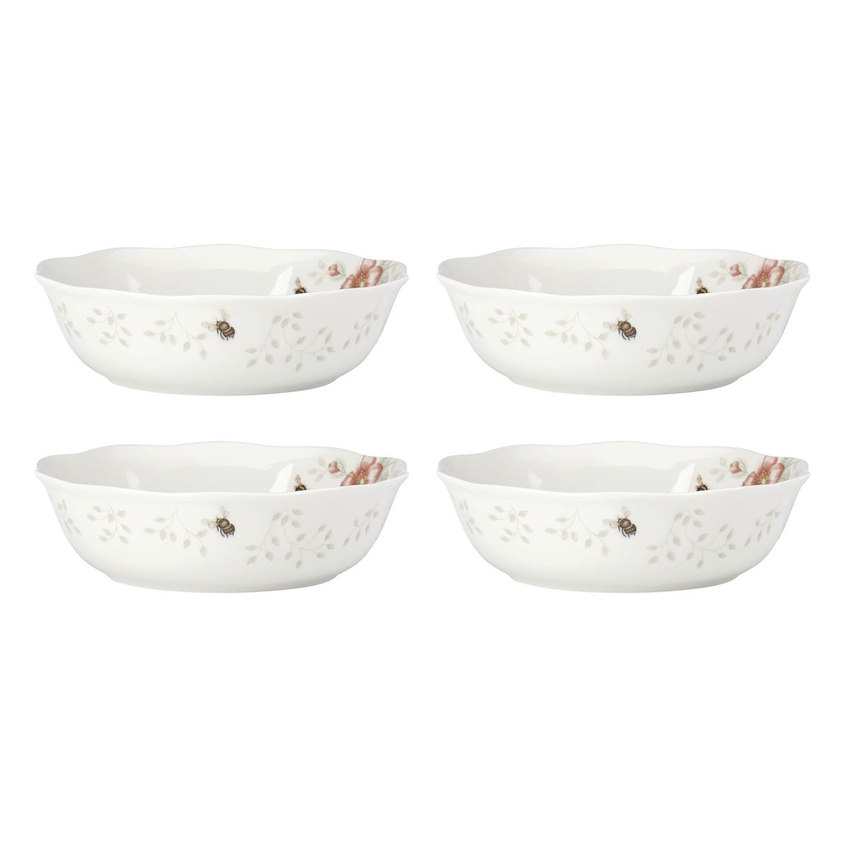 Lenox Butterfly Meadow Soup Bowls, Set of 4 - Multi And White