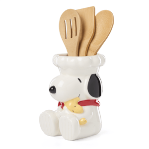 Lenox(R) Chef Snoopy Figural Utensil Crock 4pc. Set
