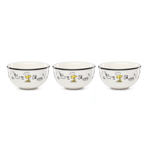 Lenox(R) Chef Snoopy Mini Bowls - Set of 3