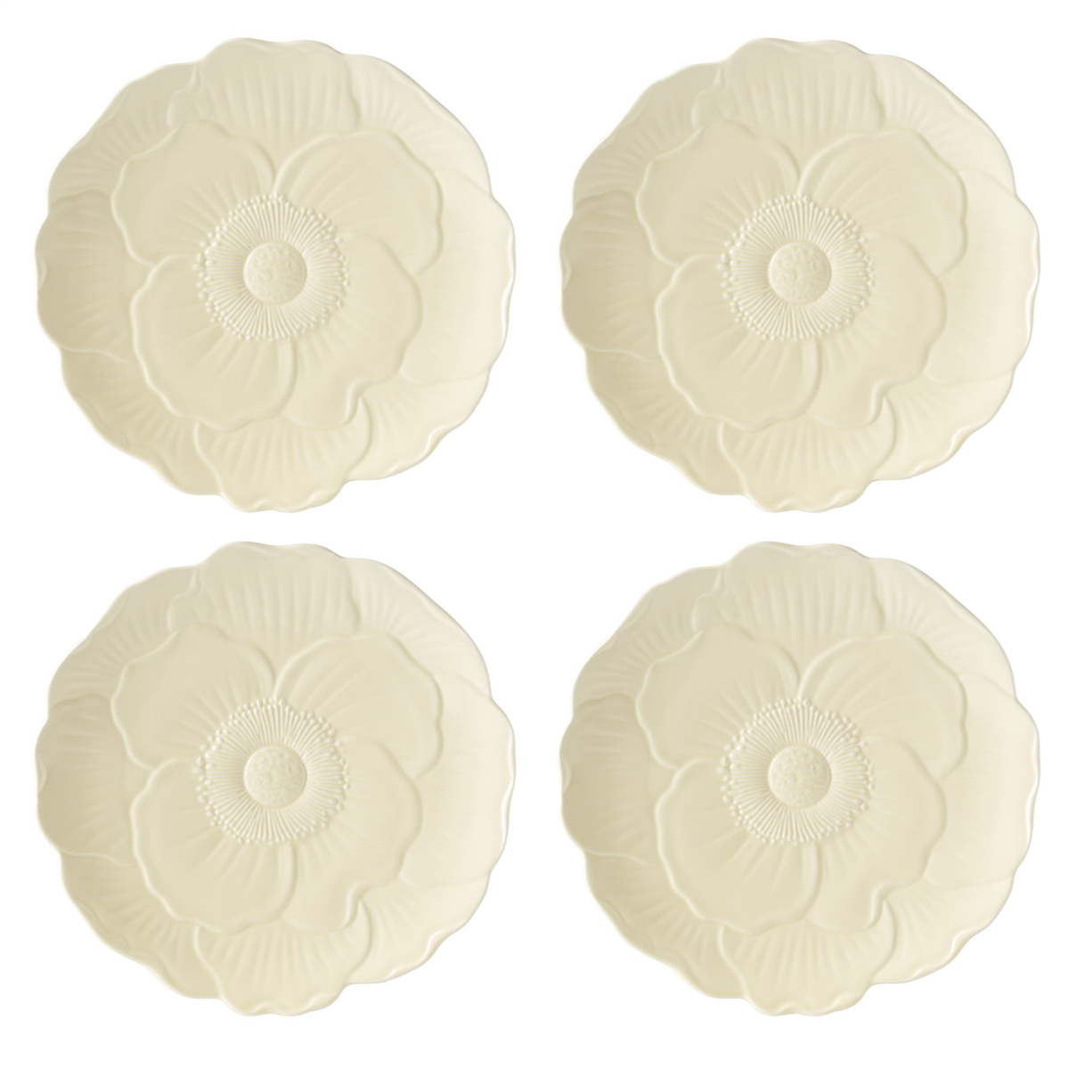 Lenox Butterfly Meadow 4-pc. Porcelain Appetizer Plate, One Size, Multiple Colors