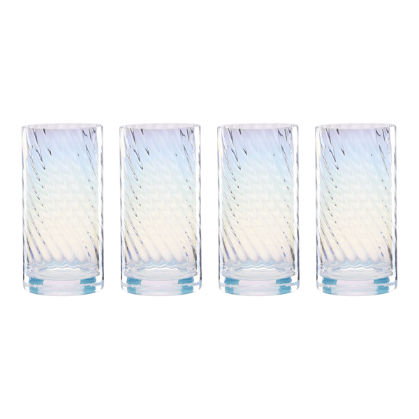 Lenox(R) Tuscany Classics Iridescent Highball Glasses - Set of 4