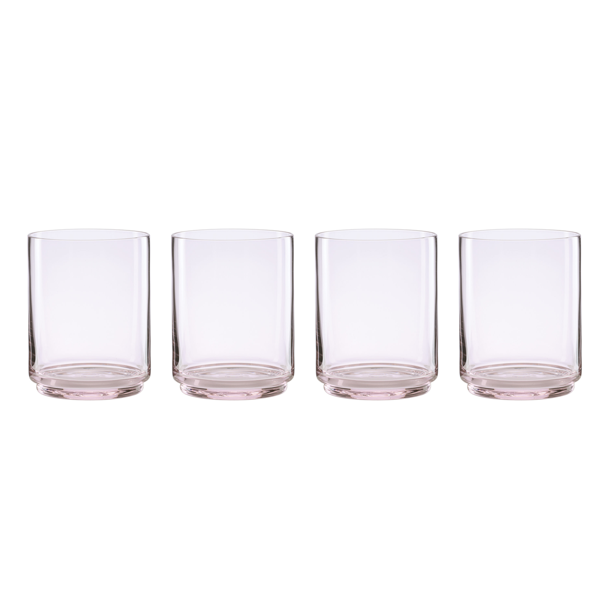 Lenox Tuscany Classics Stackable Tall Glasses, Set of 4 - Pink