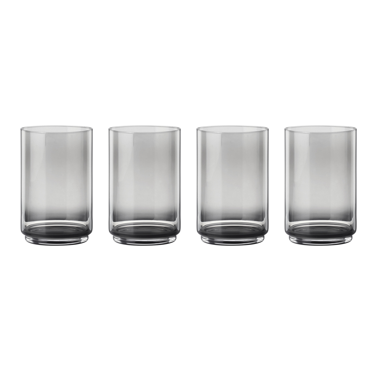 Lenox Tuscany Classics Stackable Cooler Glasses, Set of 4 - Taupe/Gray