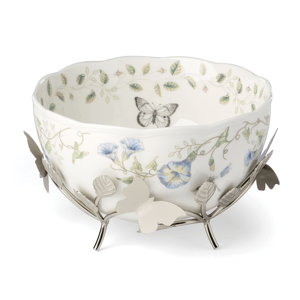 Lenox(R) Butterfly Meadow(R) 25th Anniversary Bowl with Stand